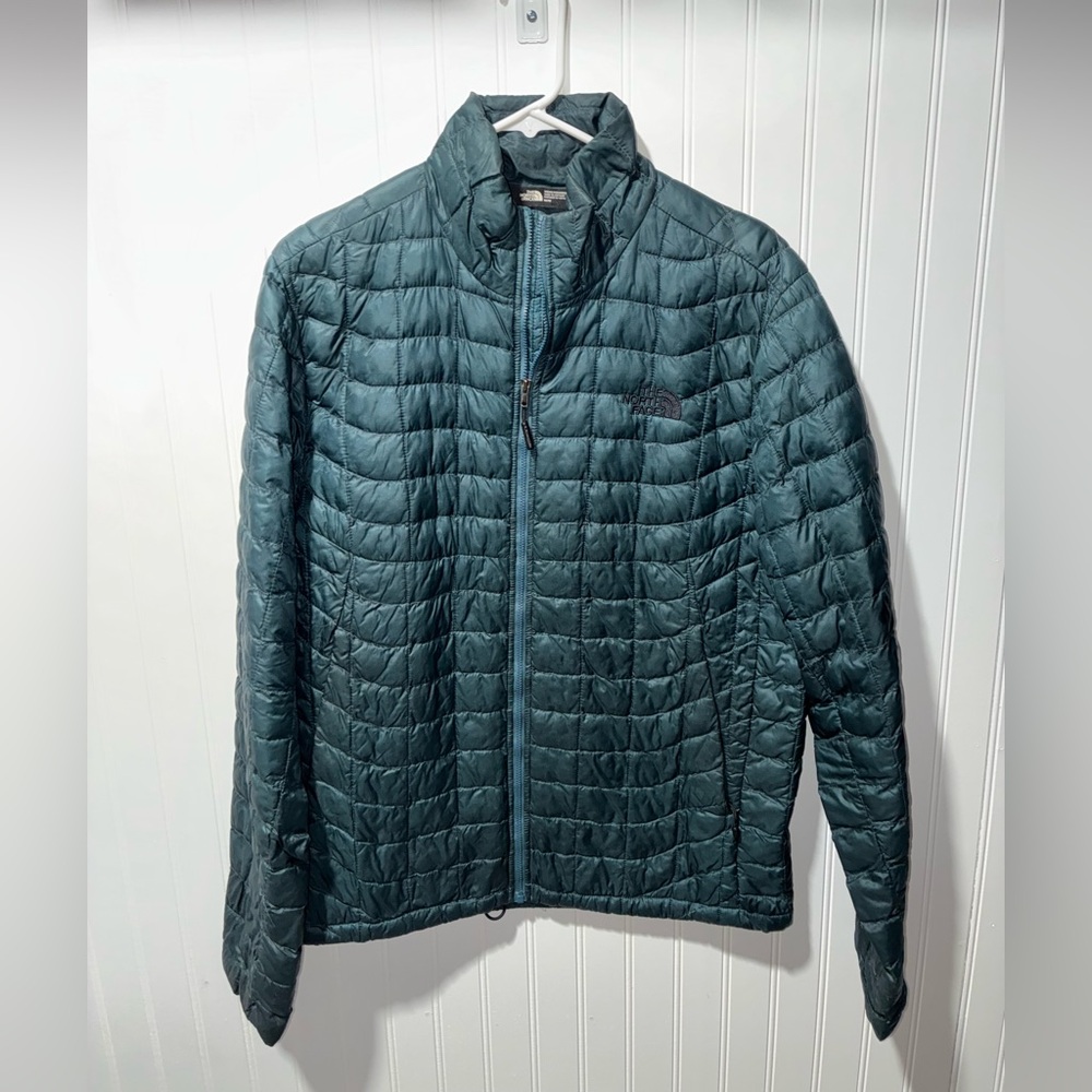 The North Face Men’s Medium Quilted Insulated Jacket Green / teal